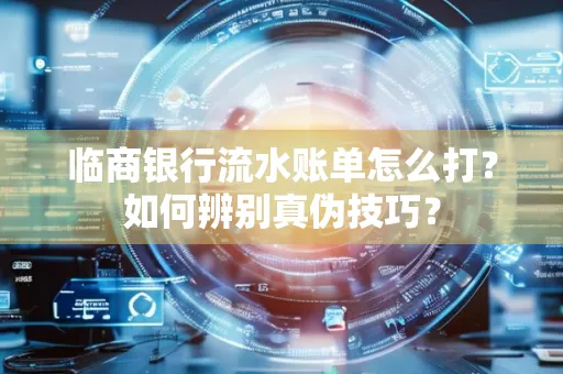 临商银行流水账单怎么打？如何辨别真伪技巧？