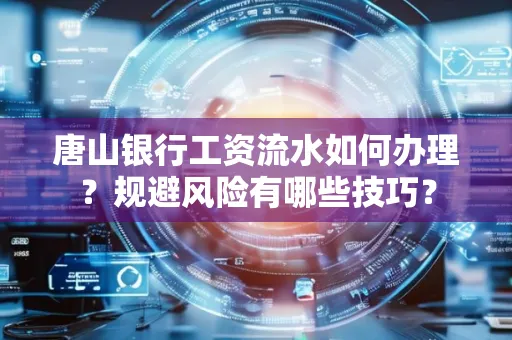 唐山银行工资流水如何办理?规避风险有哪些技巧?
