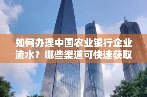如何办理中国农业银行企业流水?哪些渠道可快速获取?