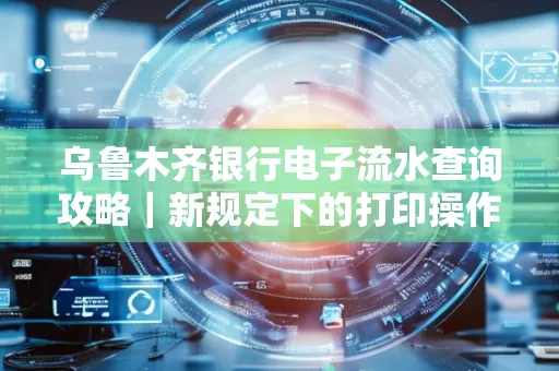 乌鲁木齐银行电子流水查询攻略|新规定下的打印操作全解密