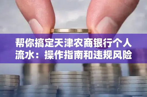 帮你搞定天津农商银行个人流水:操作指南和违规风险避坑攻略
