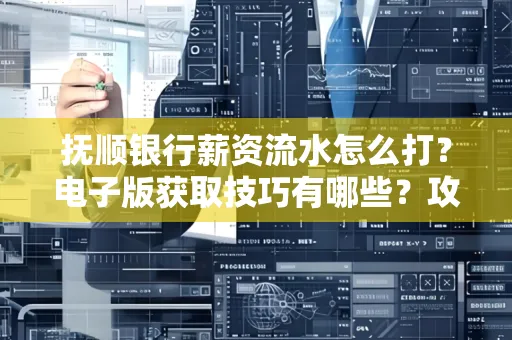 抚顺银行薪资流水怎么打?电子版获取技巧有哪些?攻略速看!