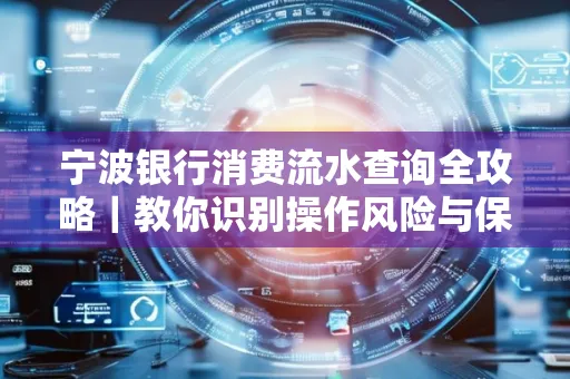 宁波银行消费流水查询全攻略|教你识别操作风险与保护隐私