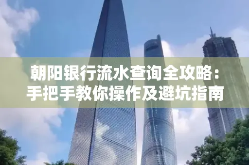 朝阳银行流水查询全攻略：手把手教你操作及避坑指南