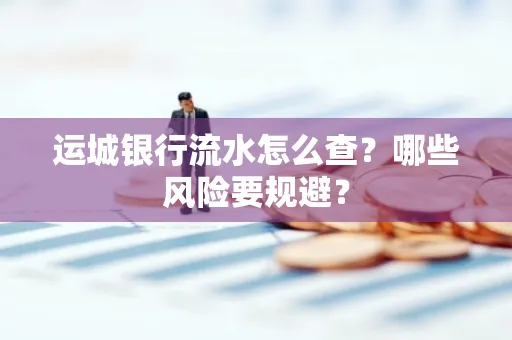 运城银行流水怎么查?哪些风险要规避?
