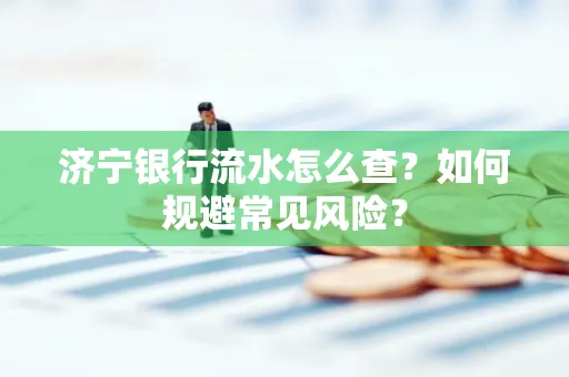 济宁银行流水怎么查?如何规避常见风险?